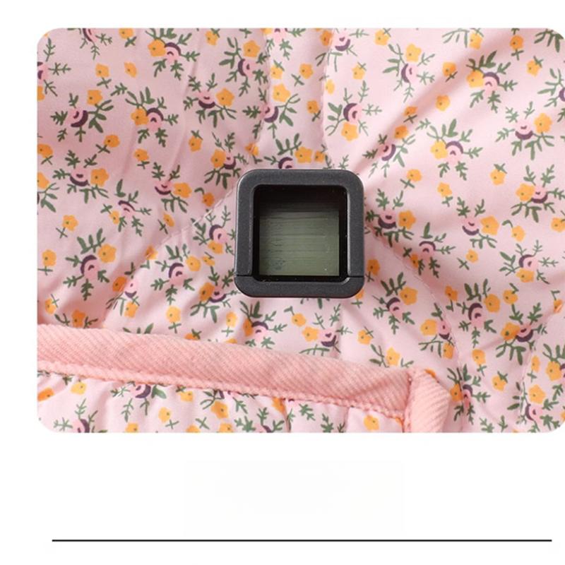 Nowa Dziewczęca Jesienno-Zimowa Polarowa Podszewka Koreański Styl Kwiatowy Bawełniany Pikowany Sztruksowa Stylowa Wewnętrzna Bawełniana Kurtka Dziecięcy Wszechstronny Bawełniany Płaszcz