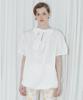 SINOON Volume Half Blouse (White)
