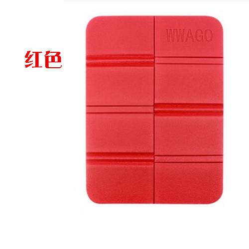 Outdoor seat cushion, mountain camping moisture-proof mat, folding mat, odor-free portable picnic mat, thermal insulation floor mat красный