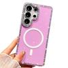 Samsung S11Ultra flash diamond IMD strong magnetic mobile phone case S11FE flash powder laser love S11 protective case