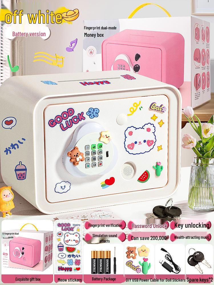 2024 Large Capacity Password Piggy Bank for Girls