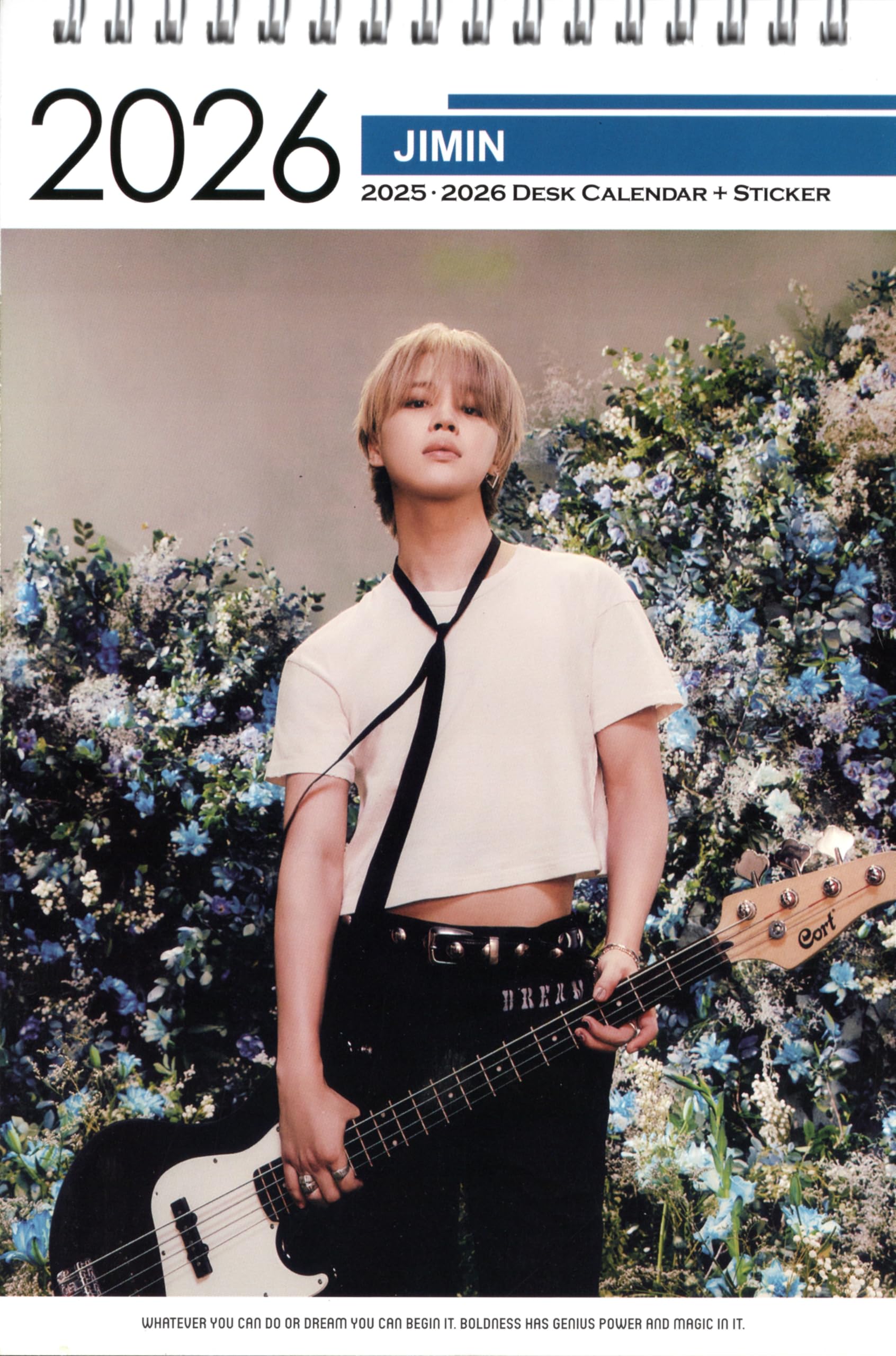 

Наклейка с календарем Jimin для стола Печать товаров Bangtan Boys (Фотокнига Календарь) 2025-2026 (2 года) + [Набор 12] K-POP (2026)
