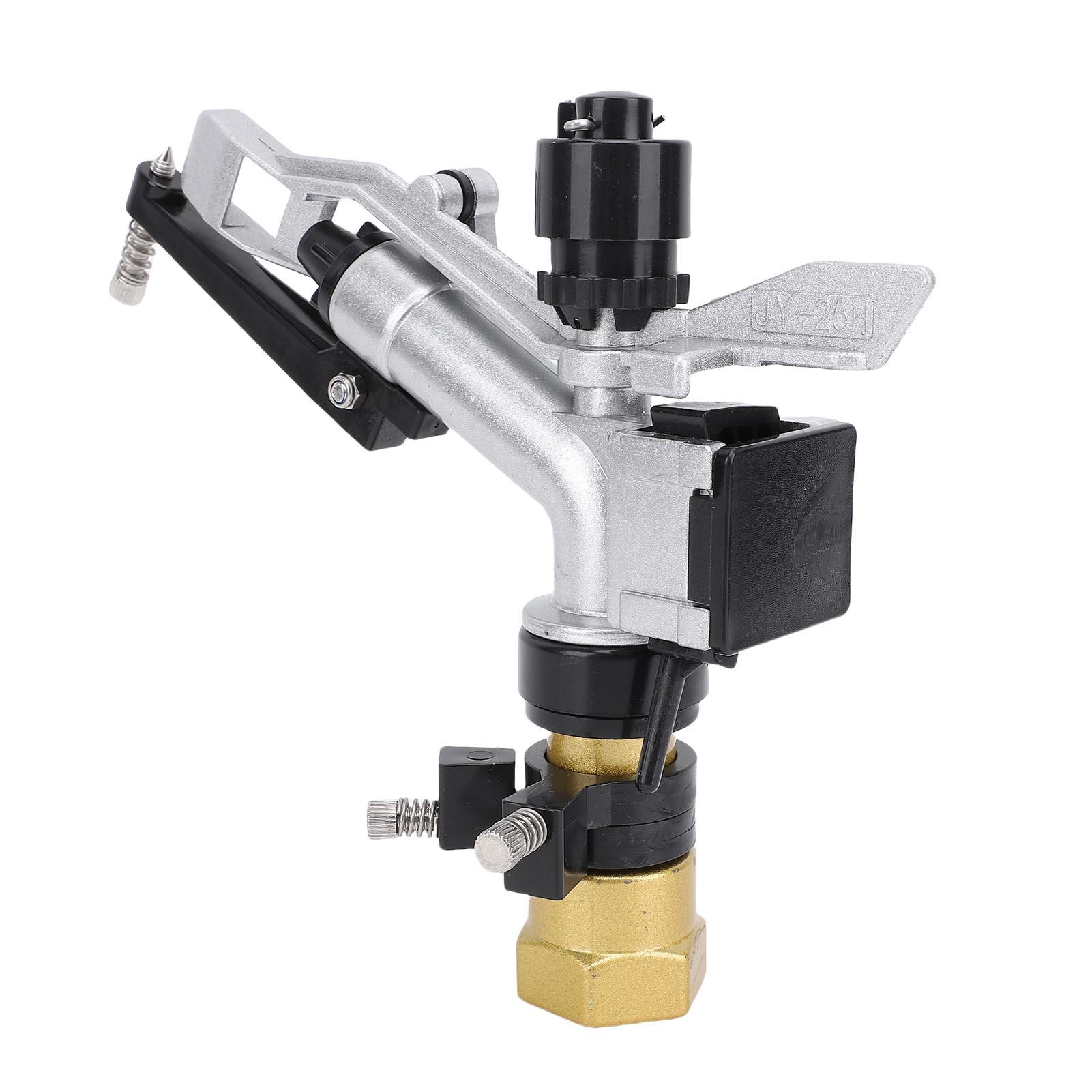 

Irrigation Spray Gun G1 Interface Zinc Alloy Water Saving Automatic Rotating Impact Gun Sprinkler for Garden Farm Yard