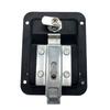 Heavy Duty Durable Carbon Steel Zinc Alloy Compression Paddle Lock Industrial Cabinet Toolbox Black Powder Coated Handle Latch