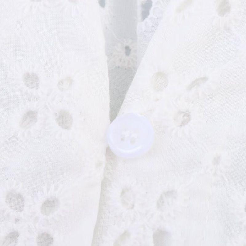 Kaslead New Women Clothes Western Style Fashion Hollow Embroidery Shirts Trousers 2587076 2587077