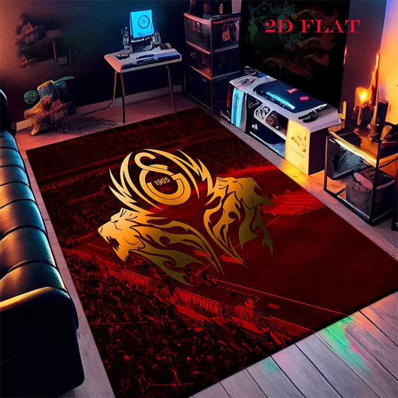 Galatasaray Bold Carpet Rug for Living Room Bedroom Home Sofa Decoration,Kids play Nonslip Floor Mat