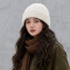 New Style Ripped Knitted Hat for Women Winter Retro  Versatile Face Showing Small Woolen Hat Large Head Circumference  Warm Pullover Cold Hat for Men