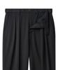 MUSINSA STANDARD Reverse Two-Tuck Semi-Balloon Hidden Banding Slacks [Dark Gray]