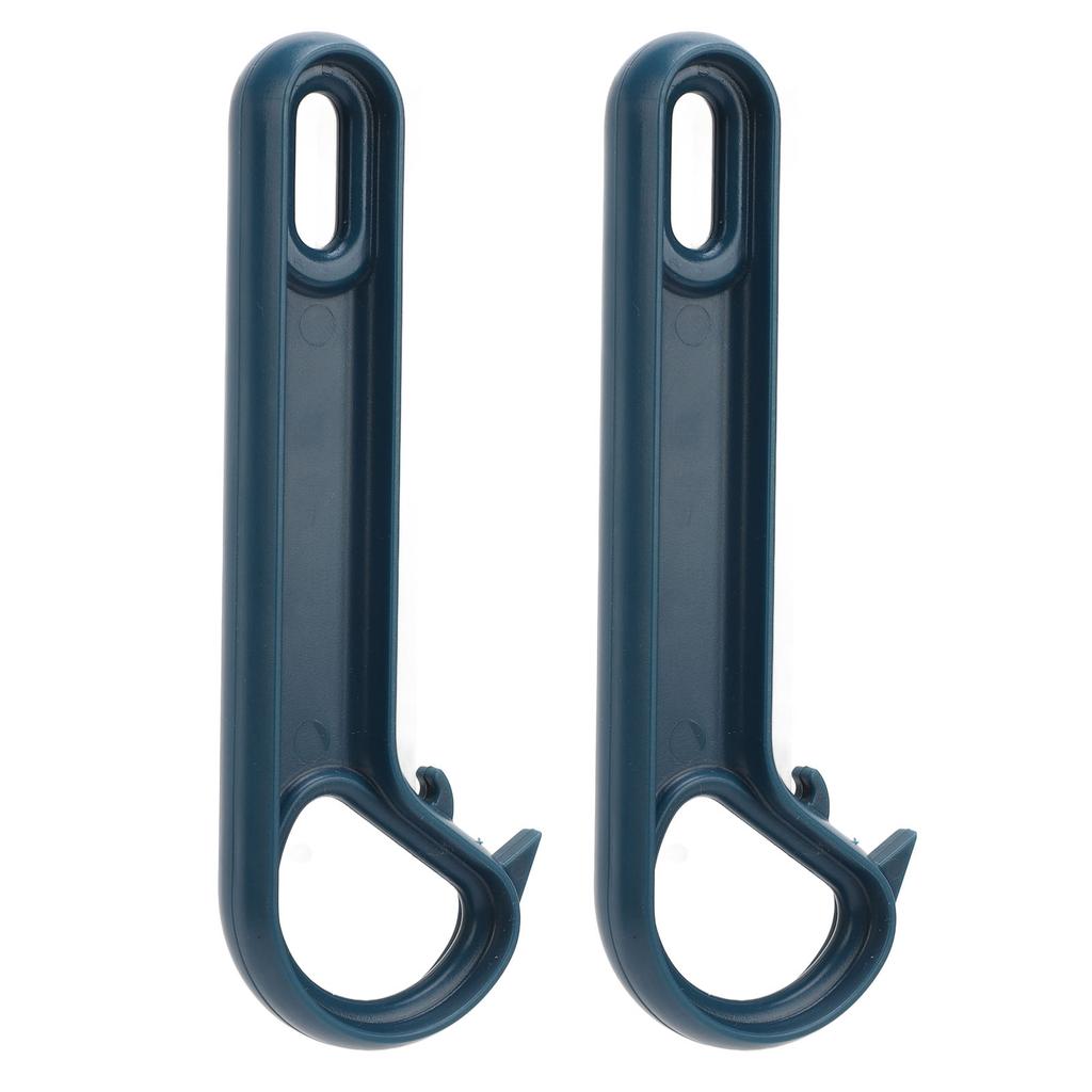 2pcs Easy Open Ring Pull Can Opener Tin Opener Manual Easy Opening for Elderly with Weak Hands Blue