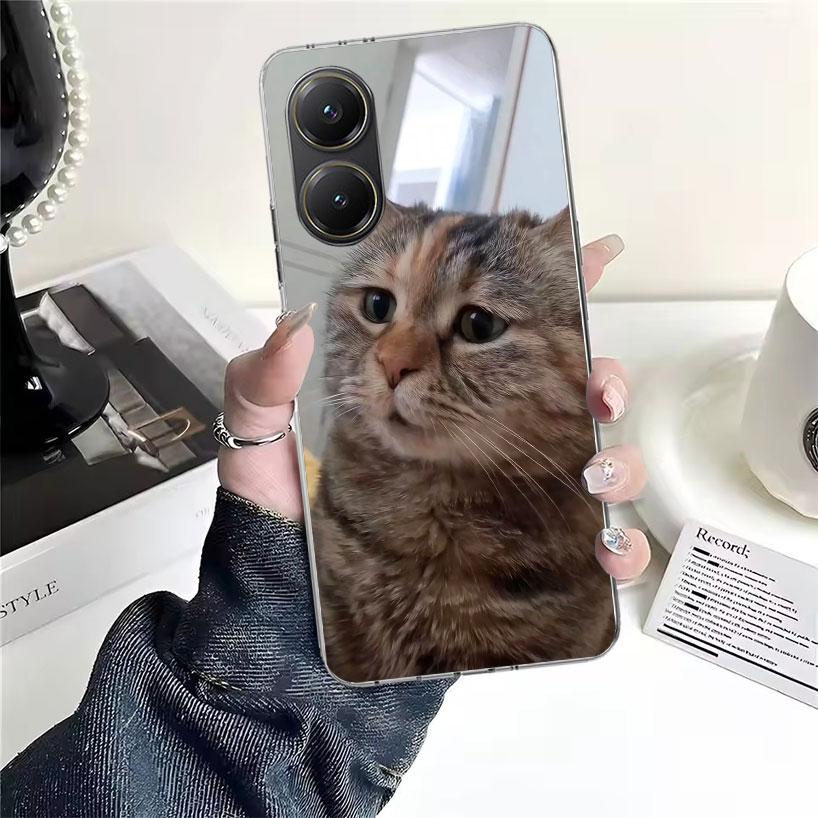 Pet Cat Funny Memes For Xiaomi Poco X7 X6 X5 F7 Ultra F6 F5 Pro Phone Case X4 Nfc F4 Gt F3 M6 M5S M5 M4 M3 Fundas Cover Coque