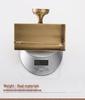 Antique-style Copper Paper Towel and Phone Holder for Bathroom Hotel Use - European No-Drill Design.