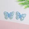 100Pcs Kawaii Colorful Butterfly Resin Cabochon Flatbacks Children DIY Accessories Pencil Case Decor