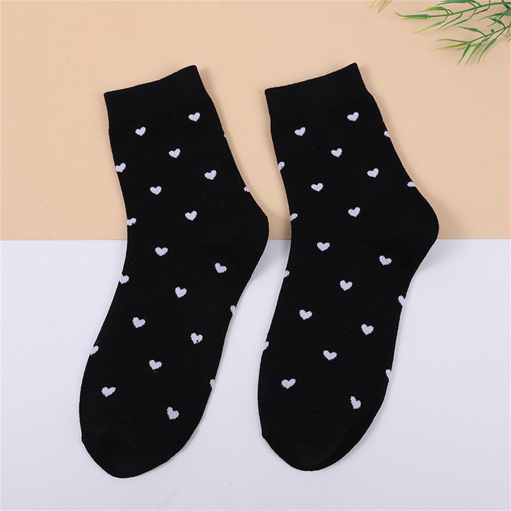 New Sweet Girls' Cute Little Love Heart Kawaii Beautiful Ladies Fashion Designer Art Socks Streetwear Dropship
