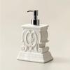 Refillable Roman Column Resin Lotion Pump Bottle Retro Liquid Hand Soap Container  Home Decor