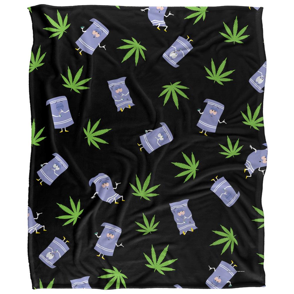 South Park Silky Patterned Towelie Supersoft Blanket