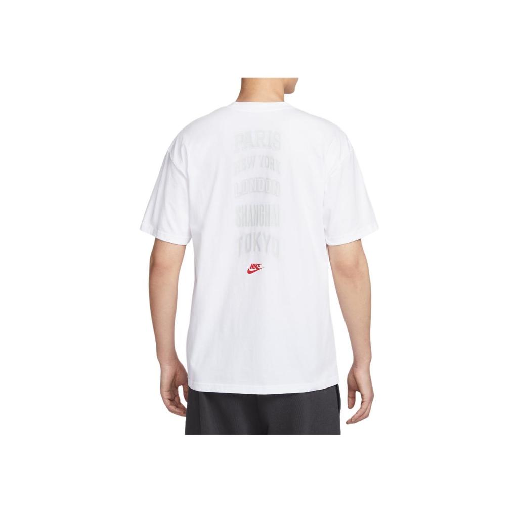Nike Air Crew Neck Sports Casual Short Sleeve T-Shirt Men Tops White HJ0581100