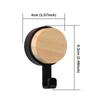 Hat Scarf Storage Organizer Wood Key Holder Strong Key Ring Rack Phone Hooks Clerk Housekeeper Decorative Wall Mounted Hangers