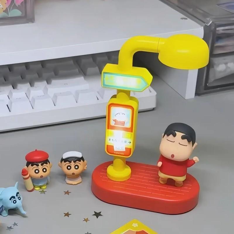 Crayon Shin-chan Lamp Toys Ornament Glowing In the Dark Lights for Anime Fans Gifts Cartoon Shin-chan Statues Lights Decoration