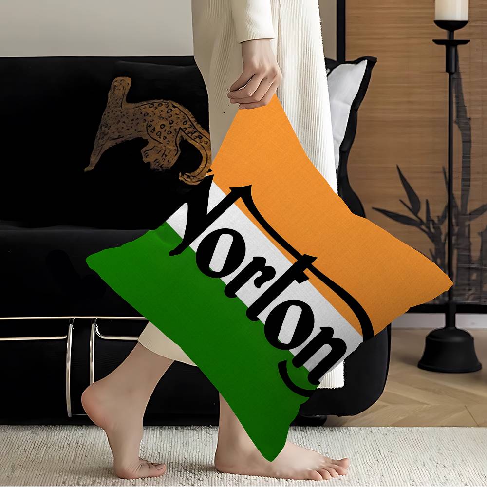 NNORTONS Motorcycle Pillow Gift Home Office Decoration Pillow Bedroom Sofa Car Cushion CoverPillow Case
