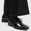 Herren Glänzende Rote Sohle Leder Schuhe, Britischer Stil, Spitze Zehenpartie - Perfekt für Business, Formelle Anlässe, Freizeit oder Hochzeitskleidung (Modell 2607)