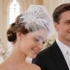 Romance Bird Nest Wedding Veil Tulle Veil Headpiece For Bride Special Occasion Gathering Ceremony Photography Headwear