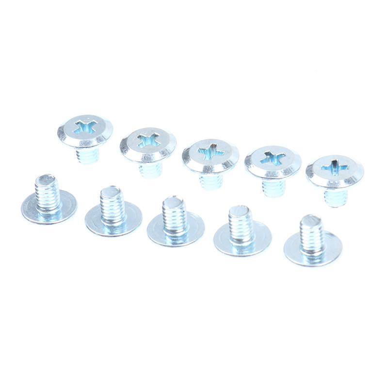 

Машинка для стрижки волос Аксессуар для DIY 8148 Комплект винтов для неподвижного лезвия для ножа с двумя отверстиями серебряный