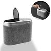 Bling Car Trash Can For Women Rhinestone Auto Door Garbage Bin Seat Back Hanging Storage Box Interior Accessories Organizer