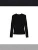 2025 Autumn/Winter Slim-Fit Wool Long Sleeve T-Shirt