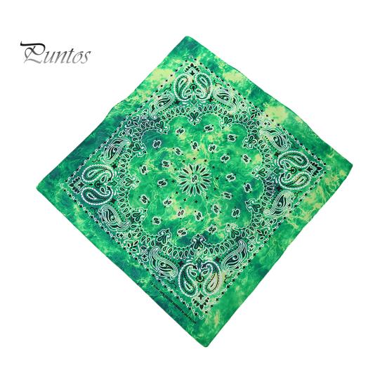 Hip Hop Square Bandana Breathable Cotton Men Women Boys Girls Multi-purpose Summer Handkerchief Printed Sun Protection Hair Scarf Christmas Gift