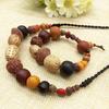 Handmade Ethnic Bodhi Beads Bracelet & Unisex Necklace Combo
