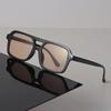 New Square Sunglasses Women Men Retro Luxury Female Male Mirror Clear Designer Eyewear Sexy Brand Black Sun Glasses