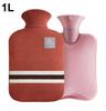 Hot Water Bottle with Knitted Cover Durable 1L/2L Hot Water Bag for Pain Relief Hot Cold Therapy Hand Feet Warmer Women Gifts