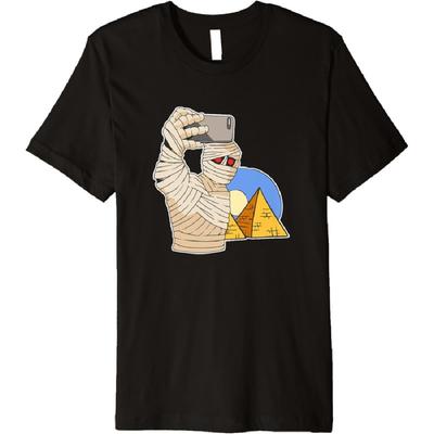 Egyptian Pyramids Funny Mummy Modern Ancient Egypt Premium T-Shirt