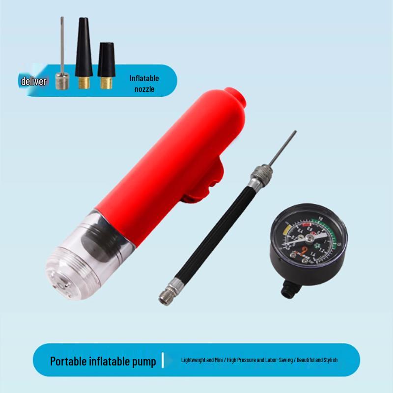 

Yayying Portable Bidirectional Ball Pump with Pressure Gauge