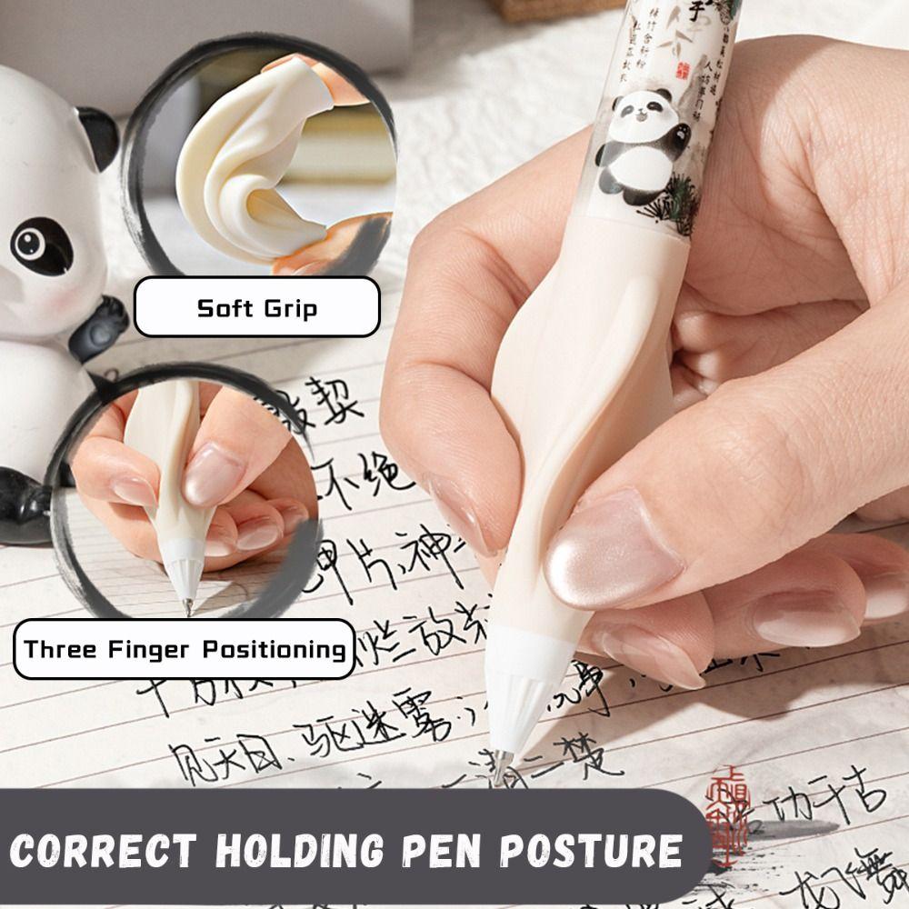 3PCS Quick Drying Neutral Pen 0.5mm Black Ink Writing Tool Office Signature Pen  Students