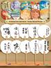 Thiened Blank Xuan Paper Calliaphy Fan DIY Material Kit Hand-Painted Cultural Creative Fan round ape Bamboo Frame