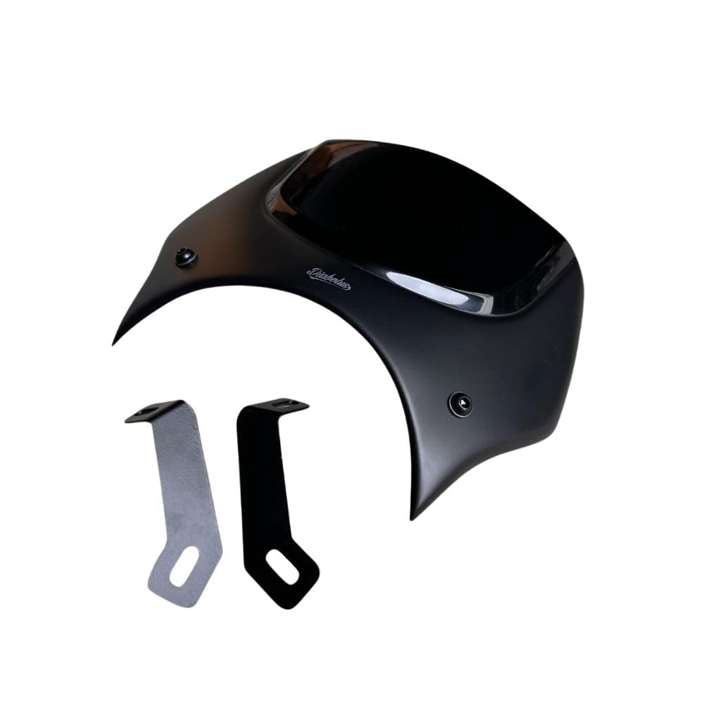 Diabolus by Windshield for Honda Hunter Cub CT125 Color Windscreen Custom Parts Diabolus Windshield for Honda CT125 K-SPEED - Two-Tone - (CT115 / чёрный