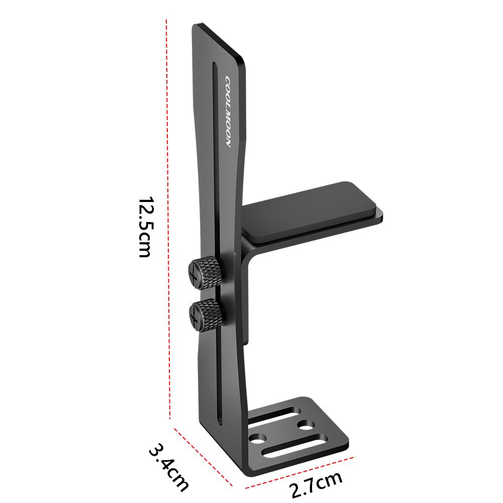 GPU Support Bracket Fan mounting Adjustable Aluminum Graphics Card GPU Sag Bracket Video Card Stand Holder Graphics Card Bracket чёрный