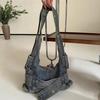Vintage Denim Crossbody Bags for Women Korean Shoulder Handbag Popular Luxury Designer Trendy