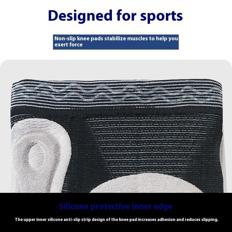 2025 Warm Cold-Proof Knee Protector for Men Women Basketball Cycling Running Sports Silicone Patella Elbow Knee Pads
