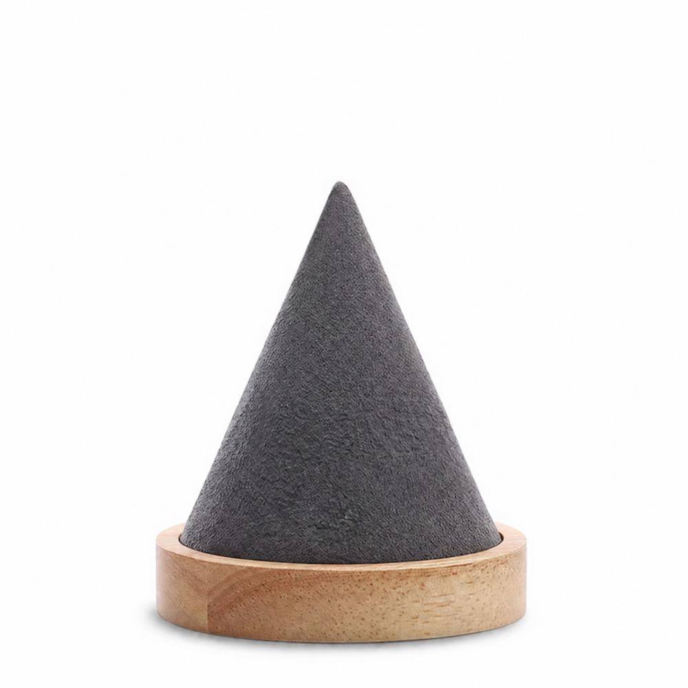 Wooden Cone Necklace Storage Rack Countertop Display Cone Bracelet Stand  Home Jewelry Organization