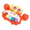 Leuchtendes Baby Klavier Spielzeug Multifunktionales Früherziehungs Krabbenförmiges Säuglingstastaturspielzeug für Baby