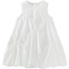 Minibala Girls' Pure Cotton Bowknot A-Line Vest Dress