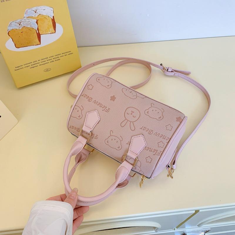 

Портативная мультяшная рельефная сумка-подушка весна-лето нишевая новая модная сумка через плечо повседневная трендовая косая сумка женская