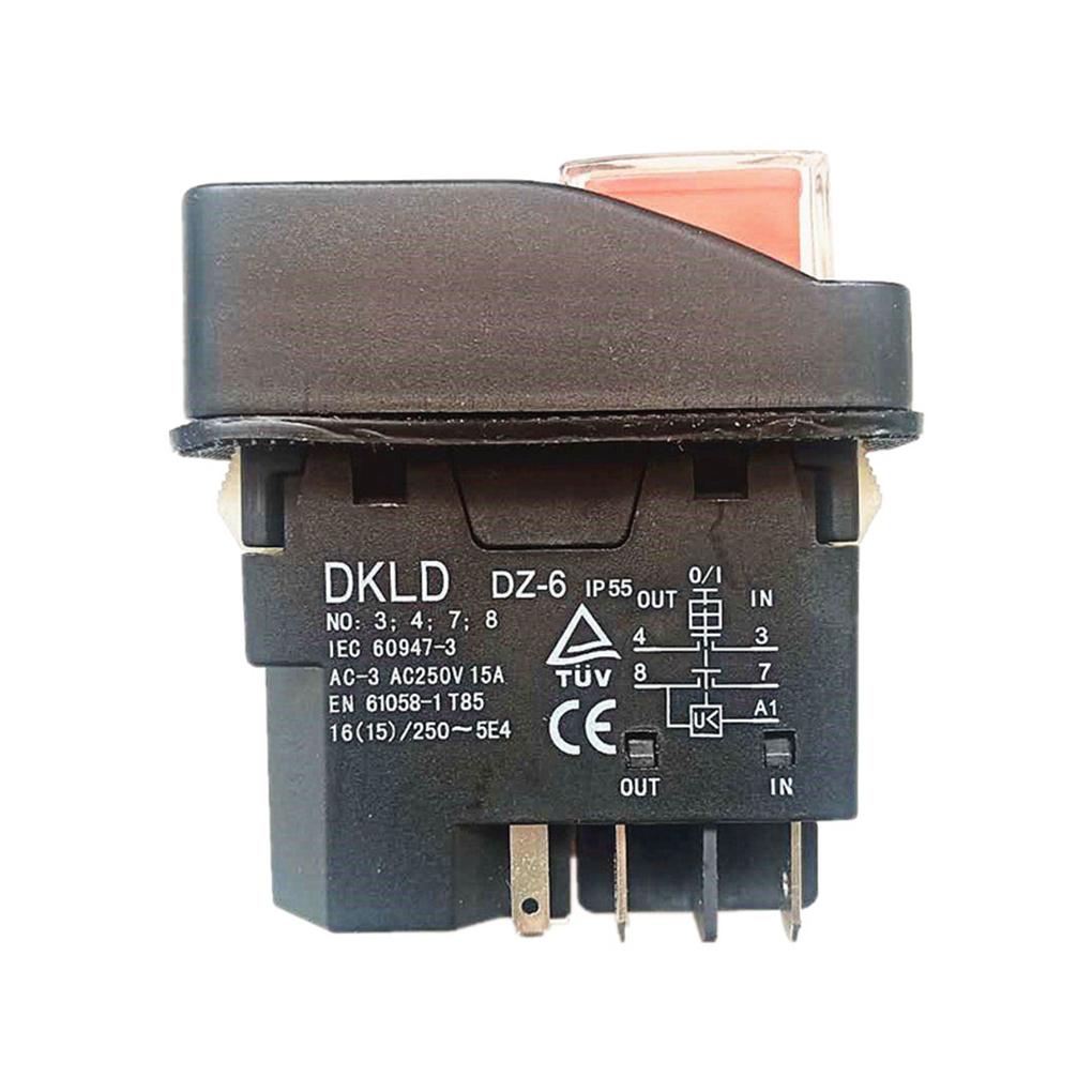 KJD17 Push Button Waterproof Magnetic Electromagnetic switch Stable Performance Sturdy Using Safety Switches Starter DKLD/DZ-6