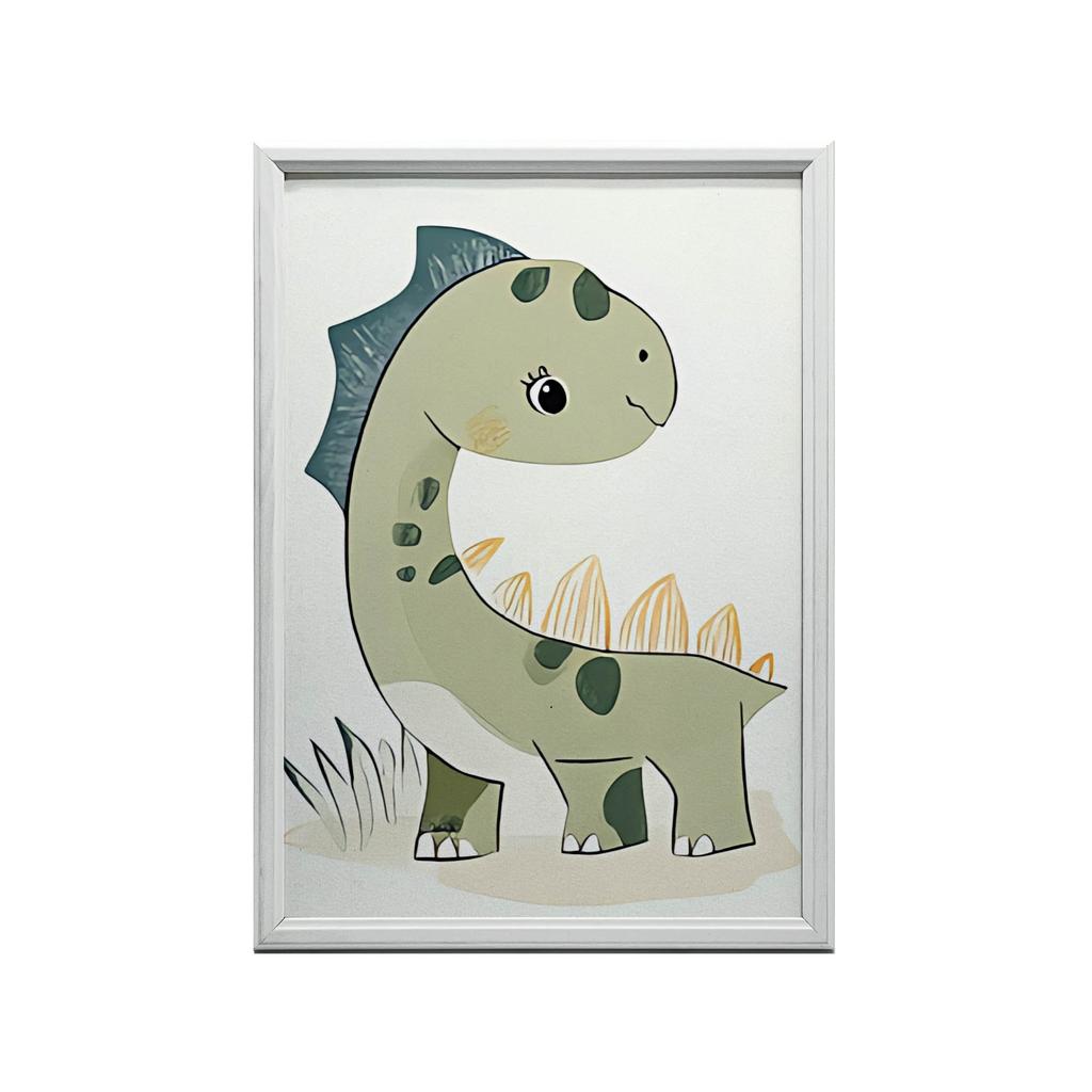 Plakat Uśmiechnięty Dinozaur Plakat Uśmiechnięty Dinozaur, 70X100 Cm, Bez Ramy, Papier Matowy 230 Gsm