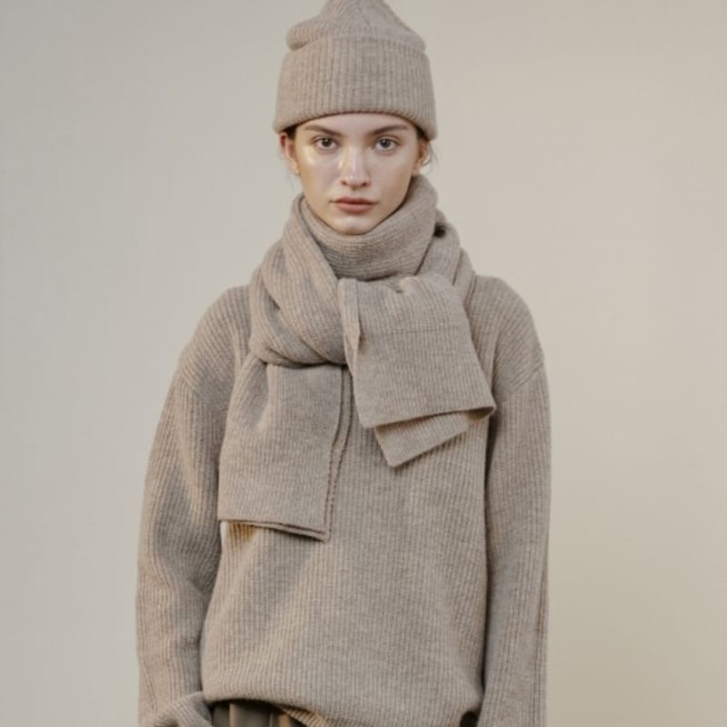 

AEER Muffler Long Hawaii Beige Free