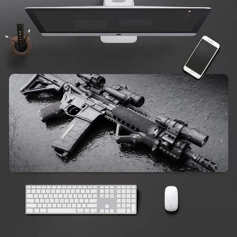 Tactical rifle Mouse Pad Cute HD Mousepad Pad Extended Gaming Keyboard LargeMousepad xcm XXL Gamer Mousepad