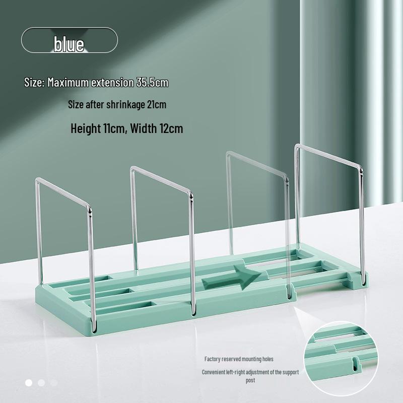 Retractable Desktop Book Stand and Holder for Students синий