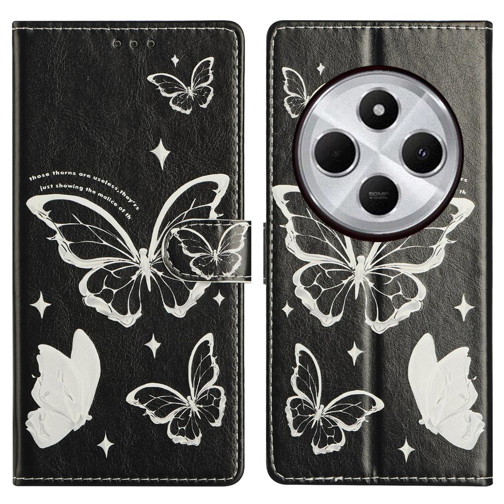 Leather Case For Xiaomi Redmi 14C 4G/Redmi A3 Pro 4G/Poco C75 4G Pattern Printing Wallet Stand Flip Phone Cover